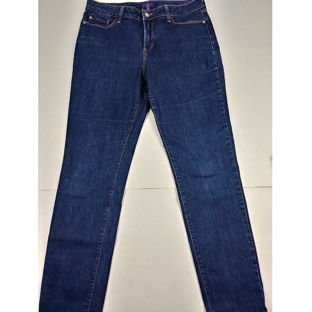 NYDJ Alina Legging Denim 12 Dark Wash Jeans 33x30